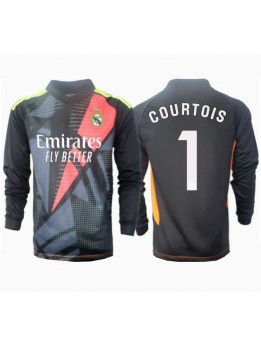 Real Madrid Thibaut Courtois #1 Torwart Auswärtstrikot 2024-25 Langarm